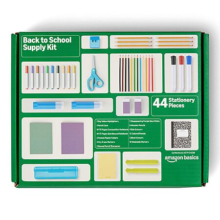 Amazon Basics Back to School Supply Kit