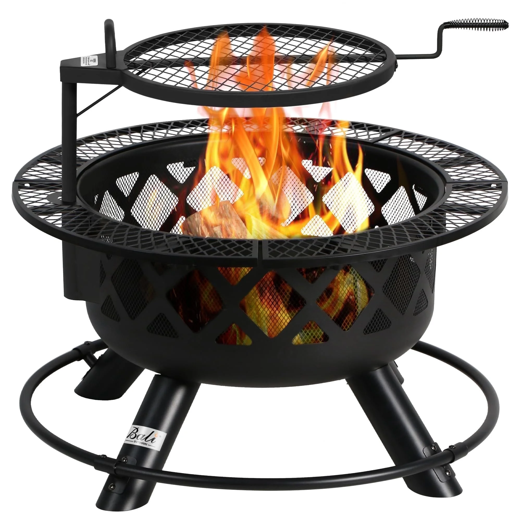 Bali Outdoors 32-Inch Wood Burning Fire Pit
