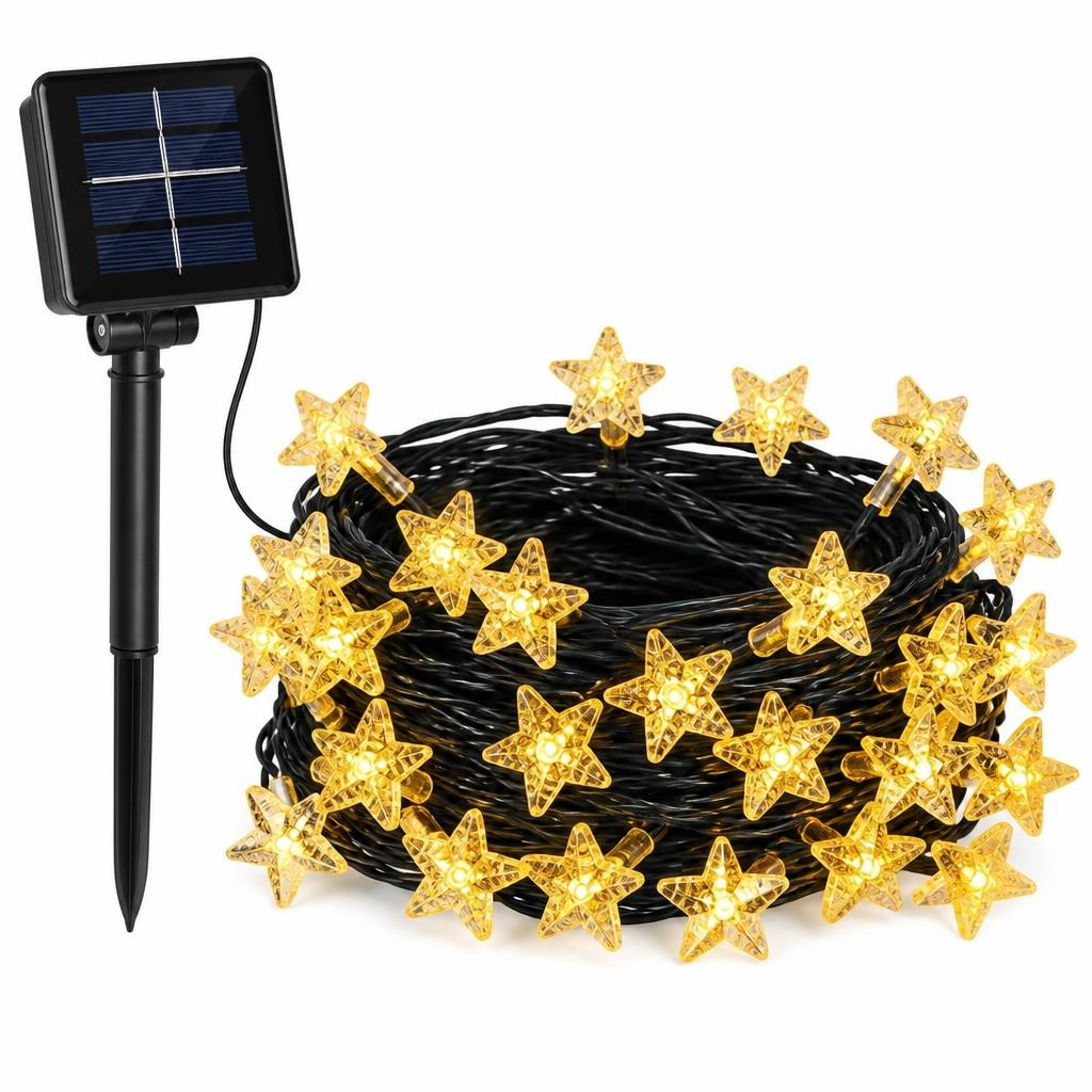 Twinkle Star 300 LED Solar String Lights