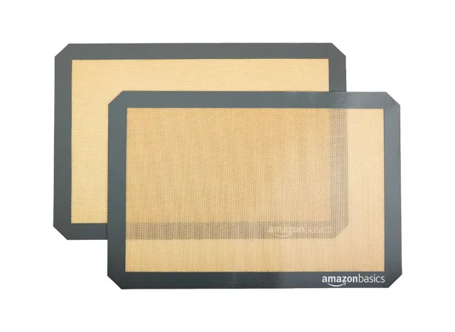 Amazon Basics Silicone Baking Mats, 2-Pack