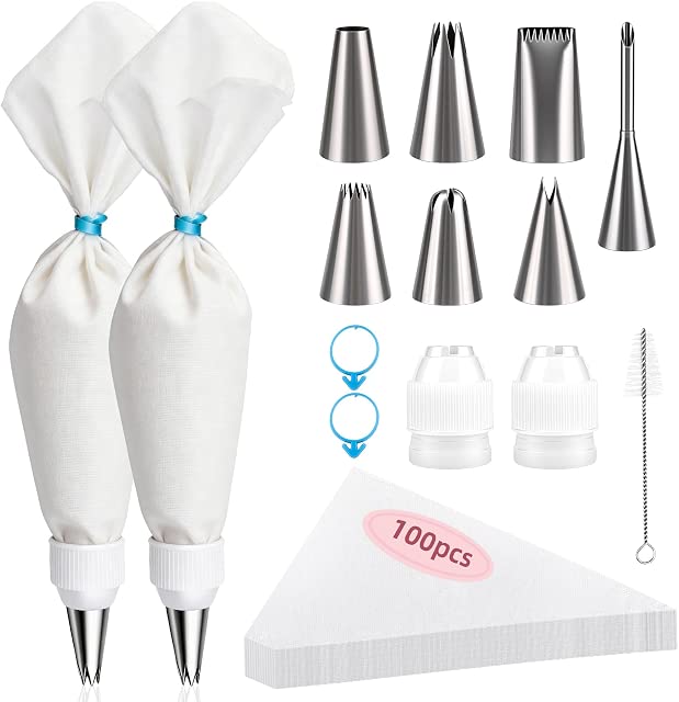 Kootek 100-Piece Piping Bags and Tips Set