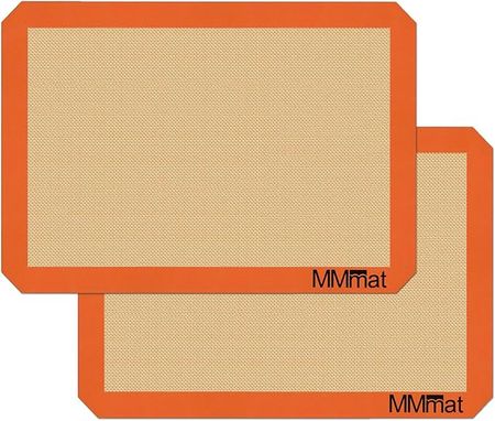 MMmat Silicone Baking Mats, Half Sheet 2-Pack