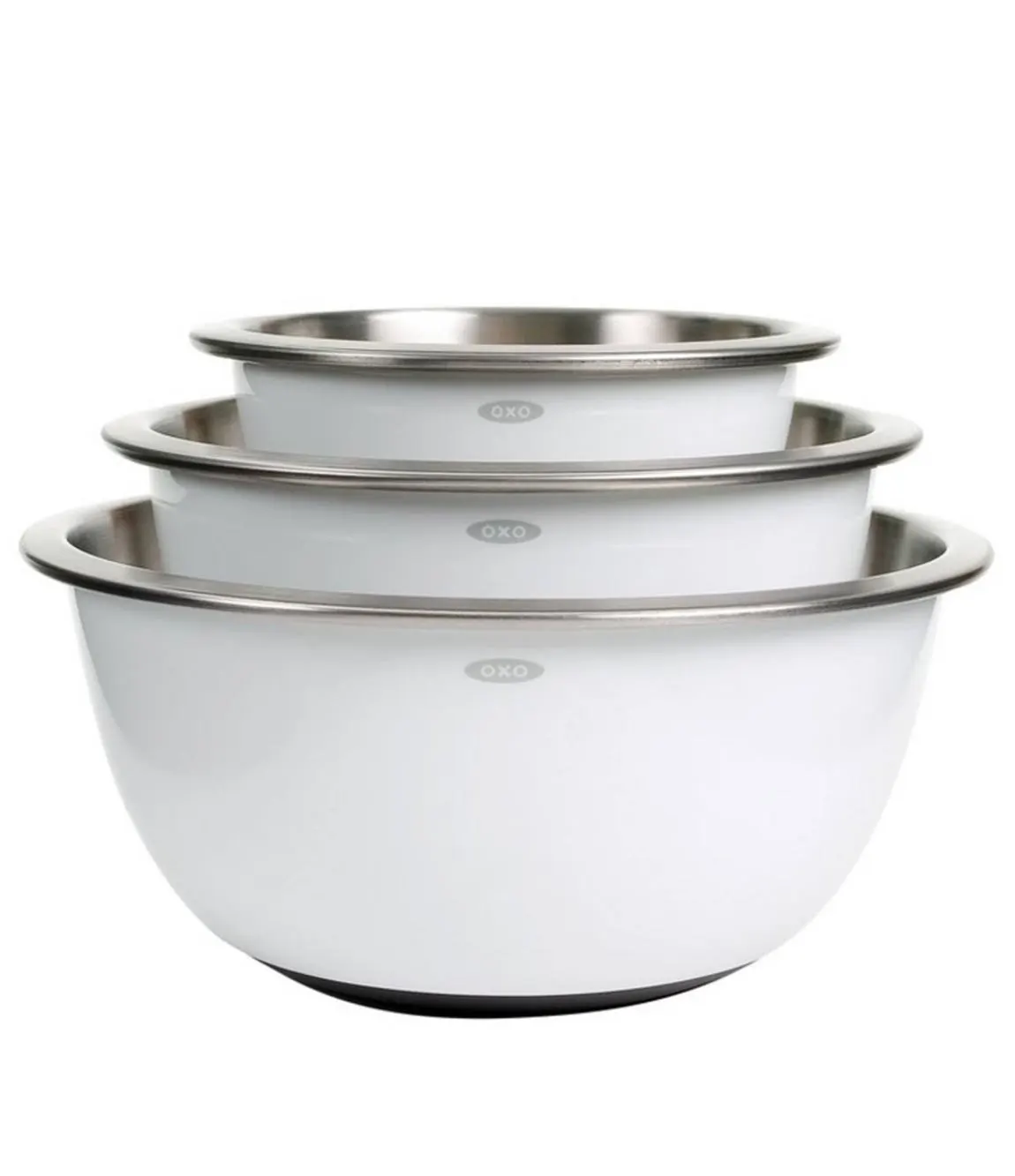 OXO Good Grips Stainless Steel Mixing Bowl Set, 3-Piece