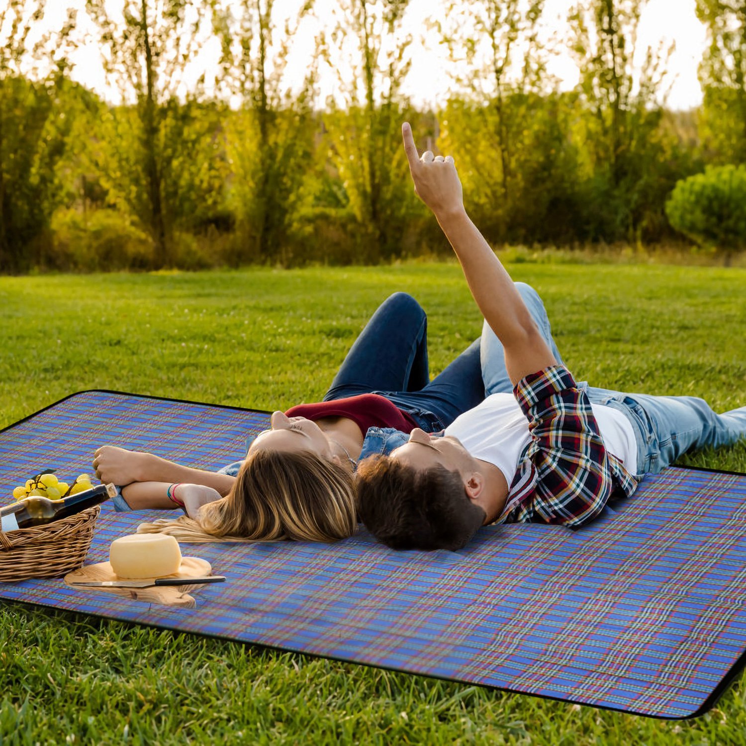 HiiARug Outdoor Waterproof Picnic Blanket