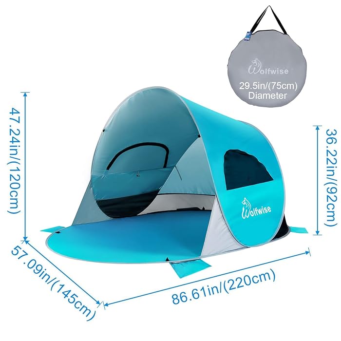 WolfWise Pop Up Beach Tent