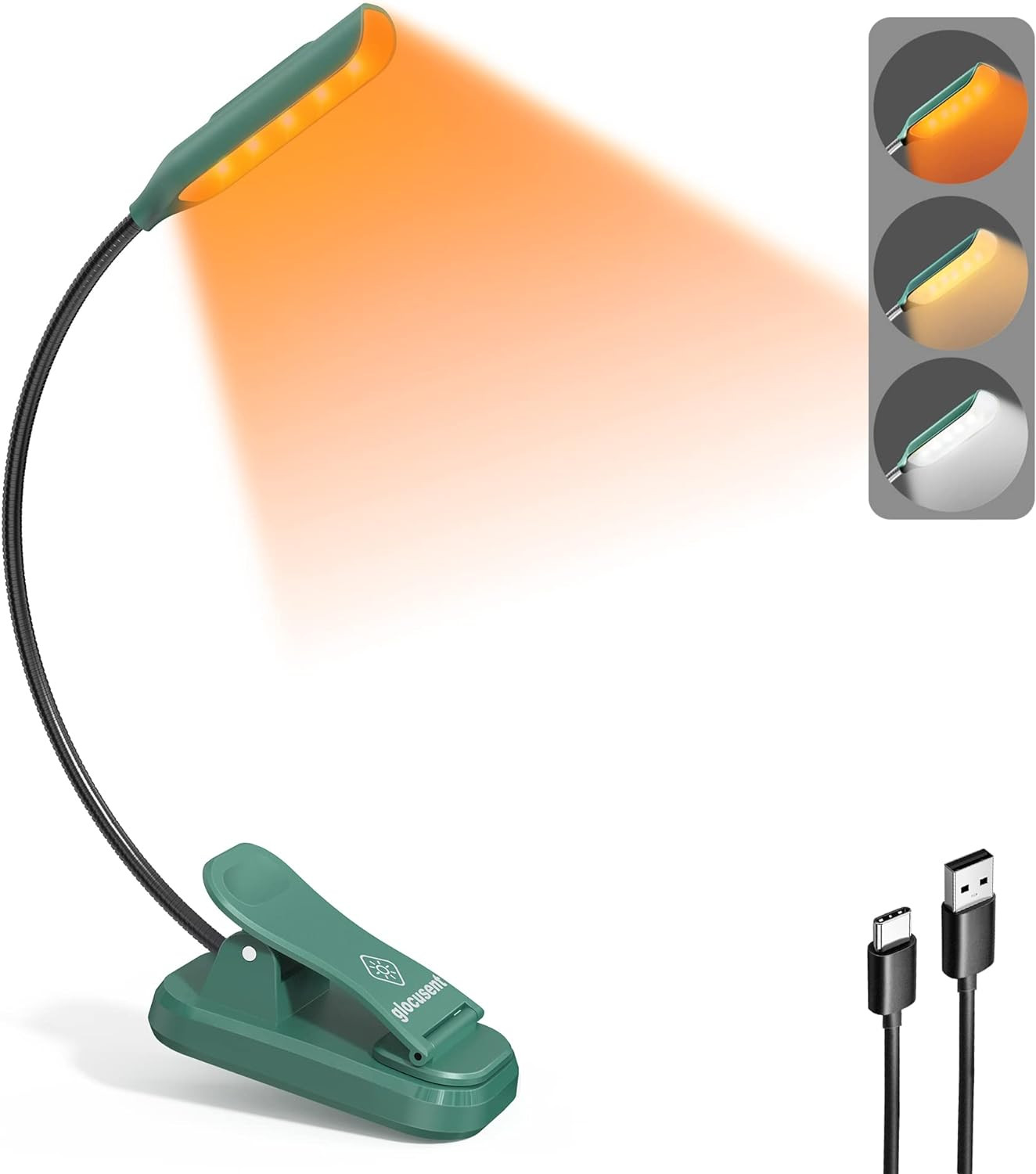 Glocusent Willow Book Light