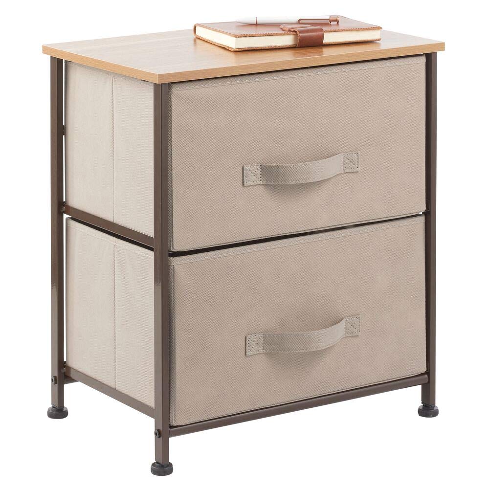 mDesign Bedside Storage Organizer