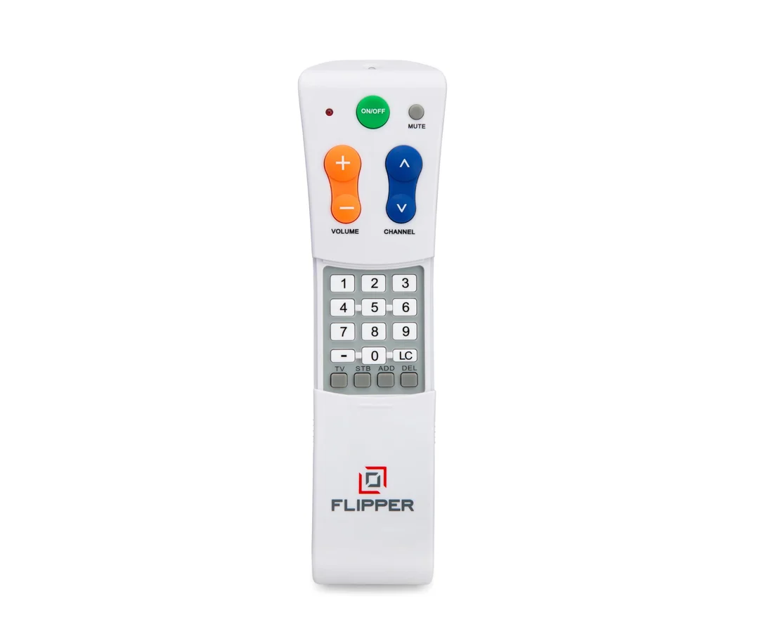 Flipper Big Button Universal TV Remote