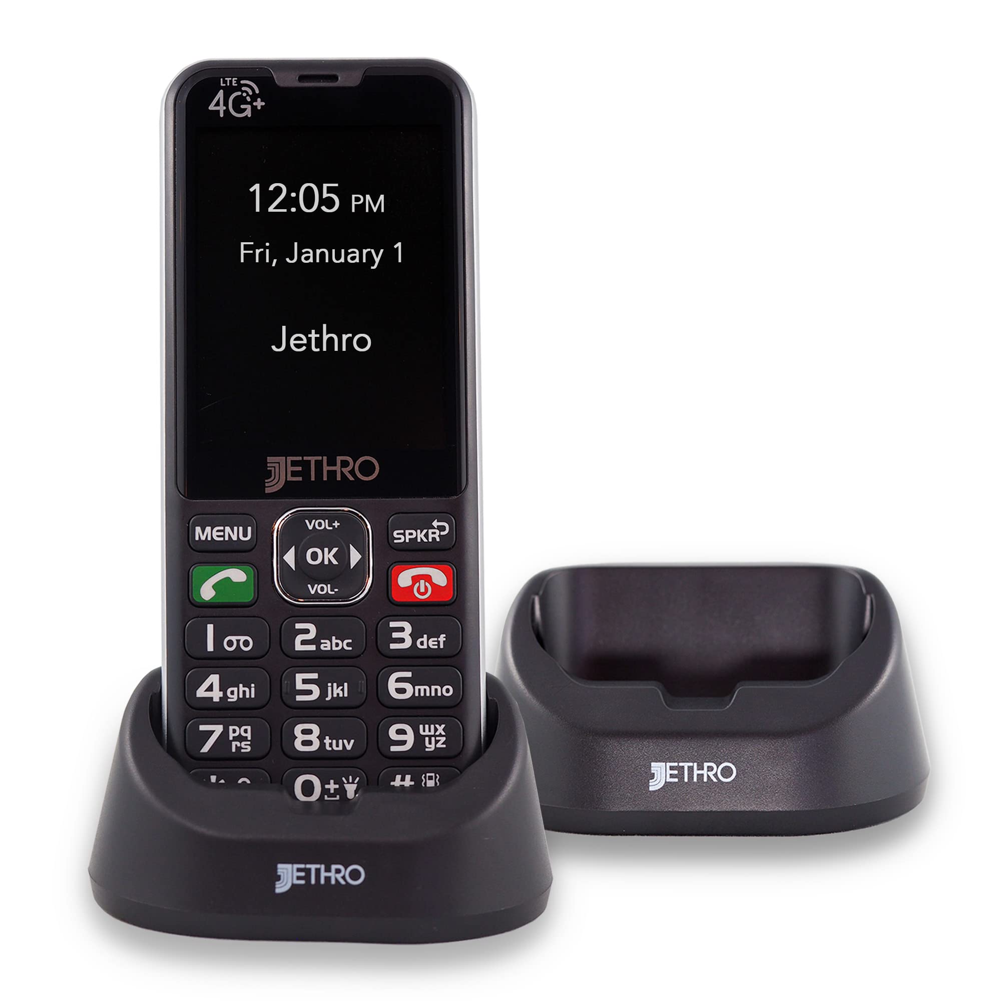 Jethro SC490 4G Big Button Cell Phone