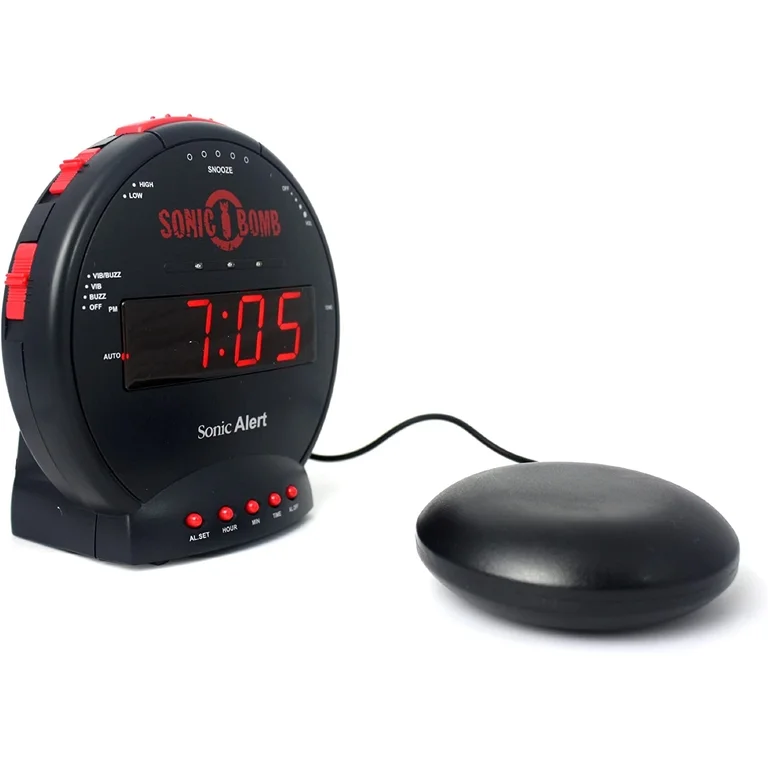 Sonic Alert Sonic Bomb Dual Alarm Clock