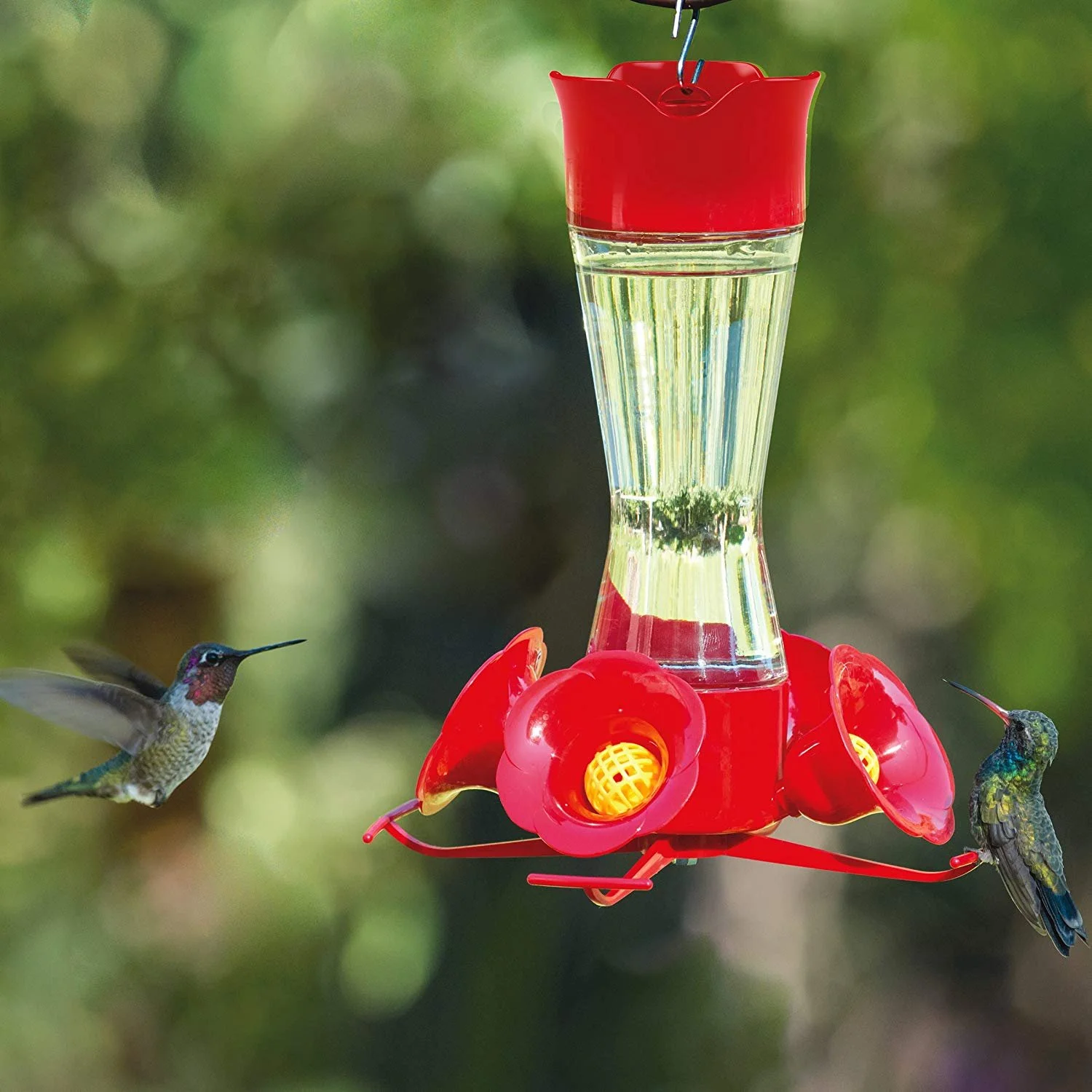 Perky-Pet Pinch-Waist Glass Feeder