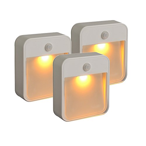 Mr. Beams Battery Motion Sensor Lights, 3-Pack
