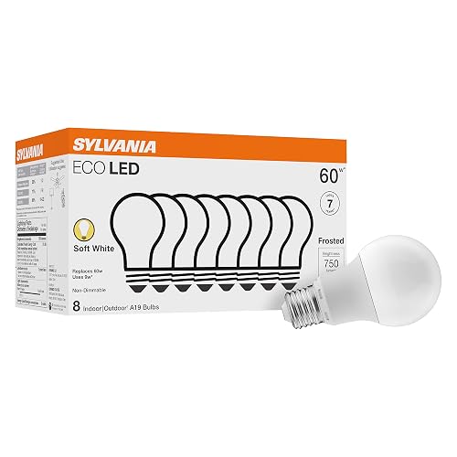 Sylvania LED A19 Bulbs, 8-Pack, Soft White