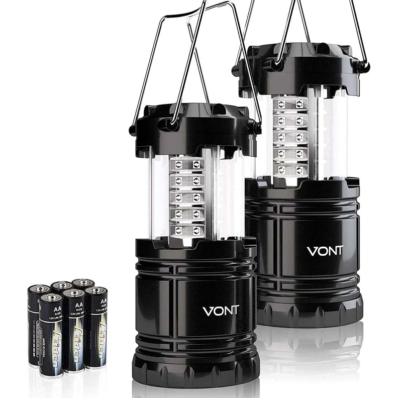 Vont LED Camping Lantern, 2-Pack