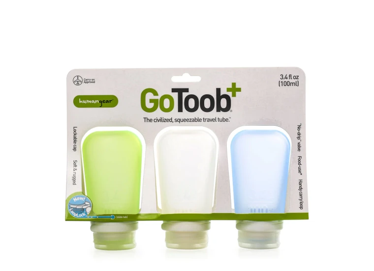 GoToob+ Squeezable Travel Tubes 3-Pack