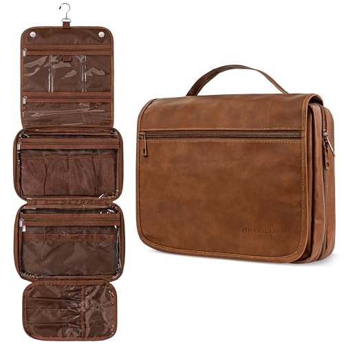 PAVILIA Premium Hanging Toiletry Kit