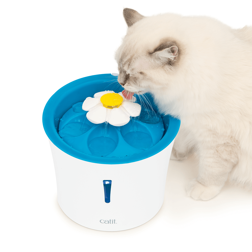 Catit LED Flower Water Fountain