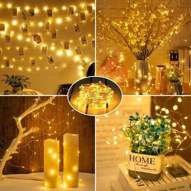 Brightown 12-Pack Battery LED Fairy Lights