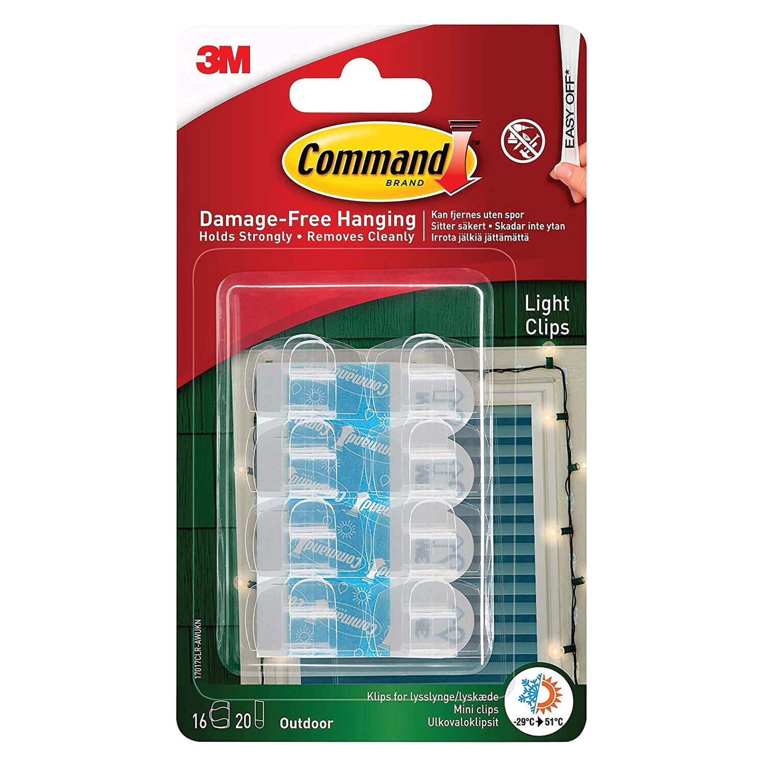 Command Outdoor Light Clips (20-Pack)
