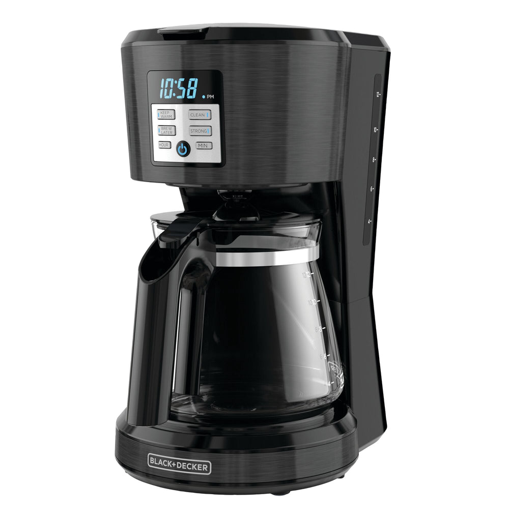 BLACK+DECKER 12-Cup Coffeemaker, Programmable, Exclusive VORTEX Technology