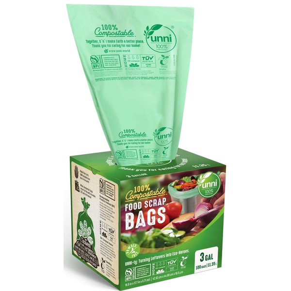 UNNI Compostable Bags 100-Count