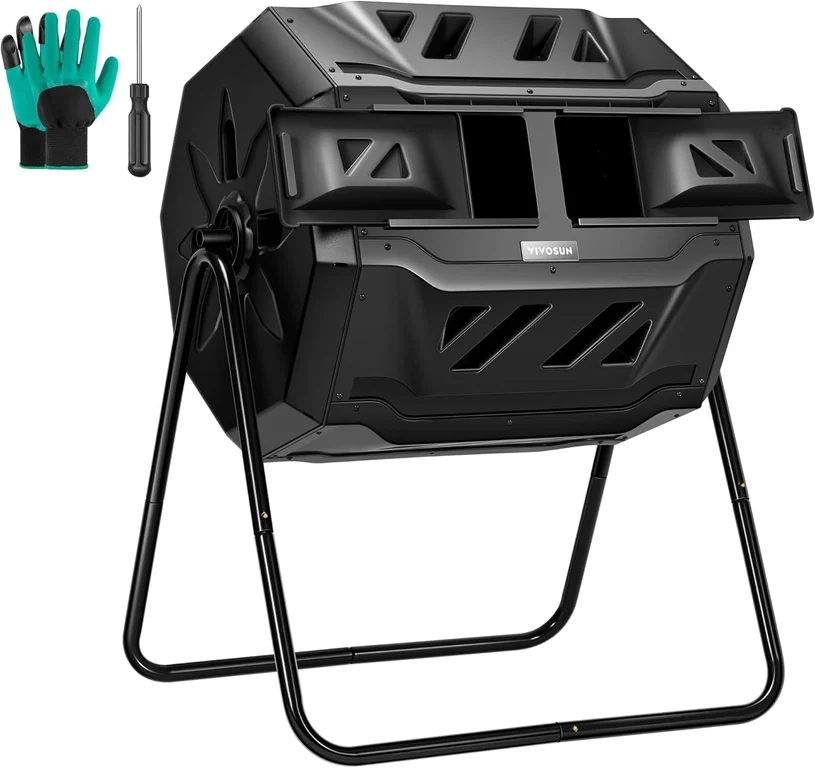 VIVOSUN 43-Gallon Compost Tumbler