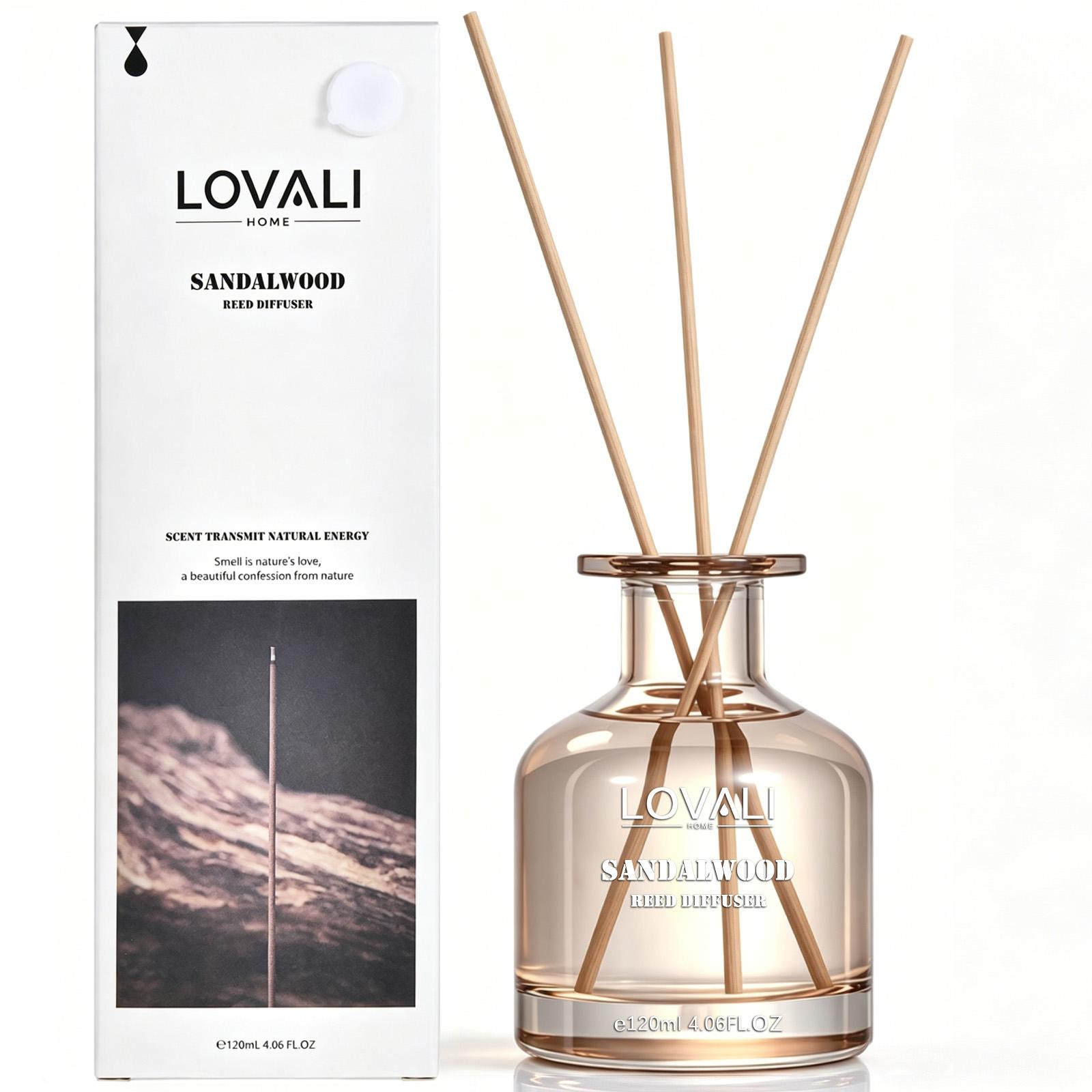 LOVSPA Reed Diffuser, Sandalwood