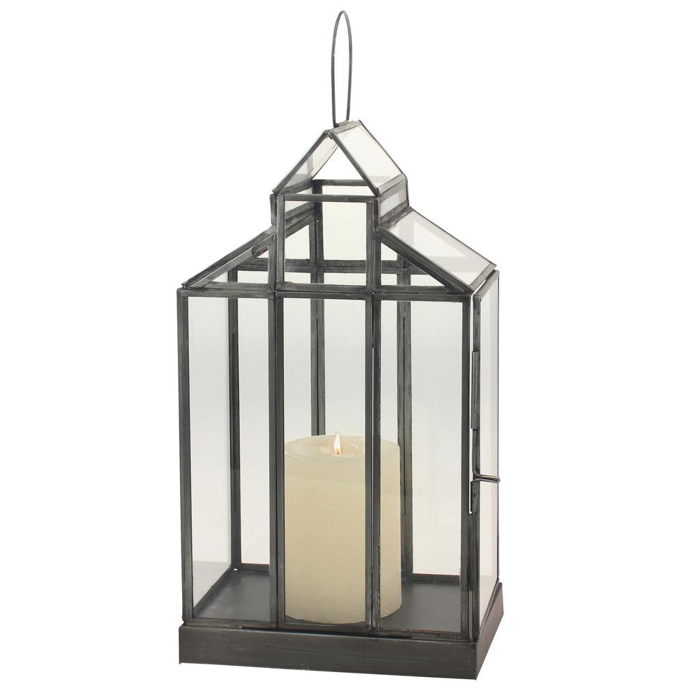 Stonebriar Decorative Glass Candle Lantern