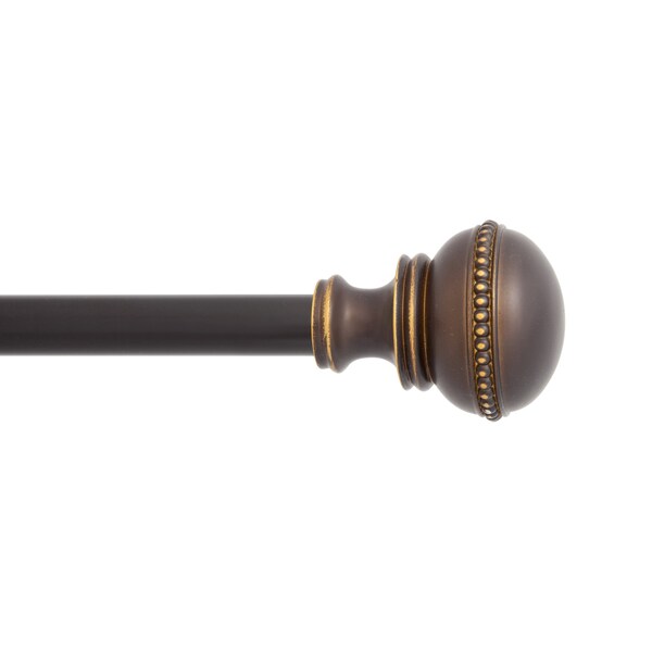 Kenney Wood Curtain Rod, 48-86 inch