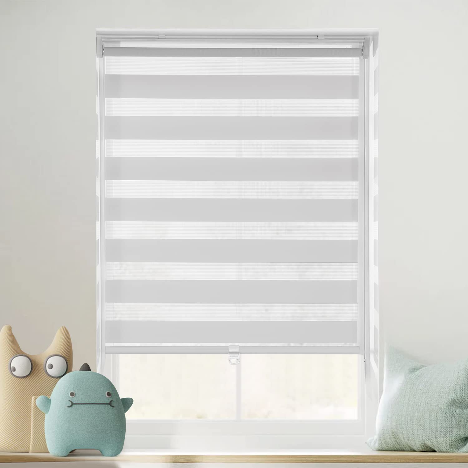 LazBlinds Cordless Zebra Shade, 34x72