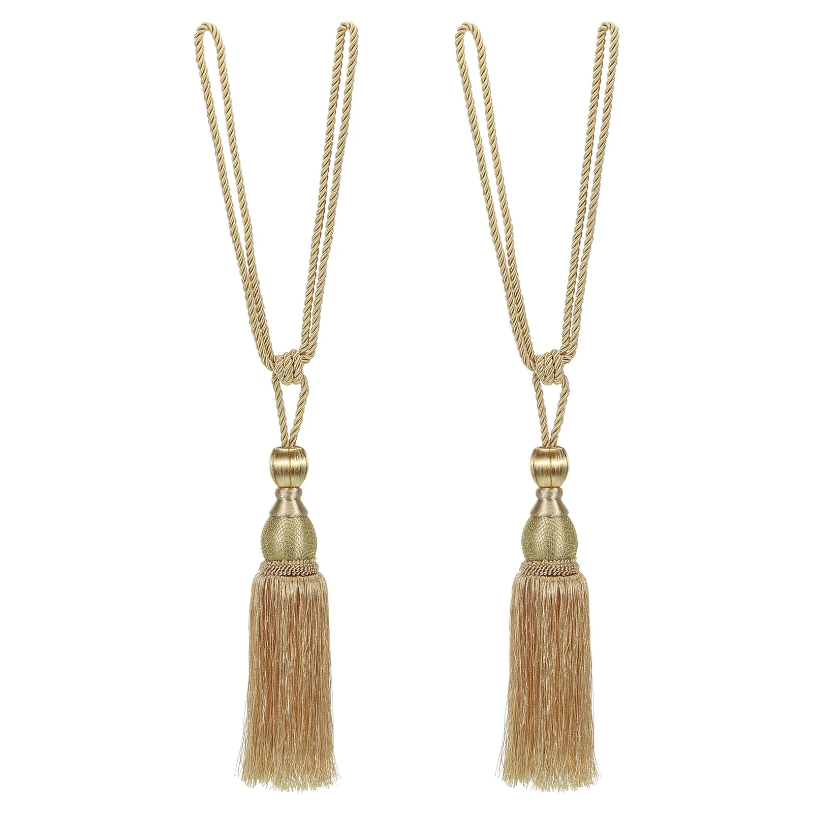 RYB HOME Tassel Tiebacks, 2-Pack