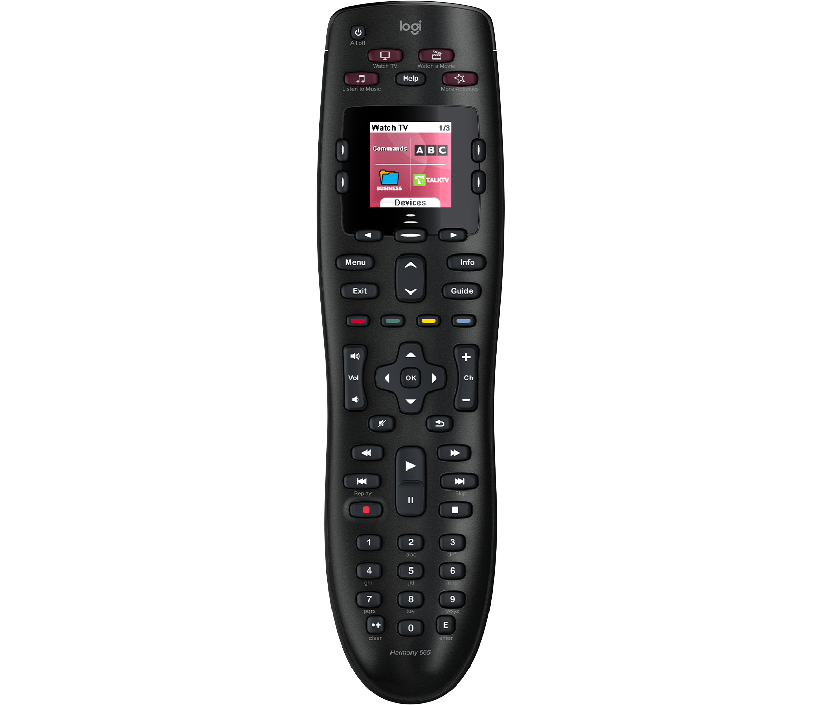 Logitech Harmony 665 Remote
