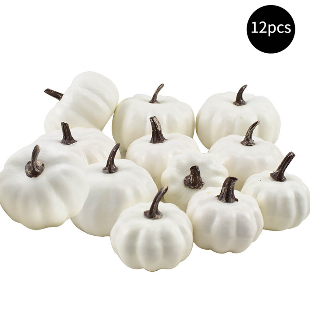 Baquler 12 Pcs Artificial Pumpkins