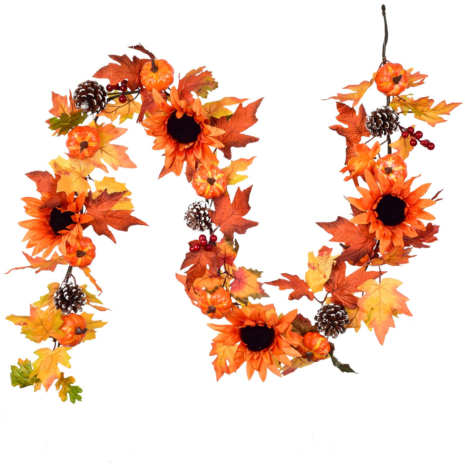 DearHouse 6ft Fall Garland