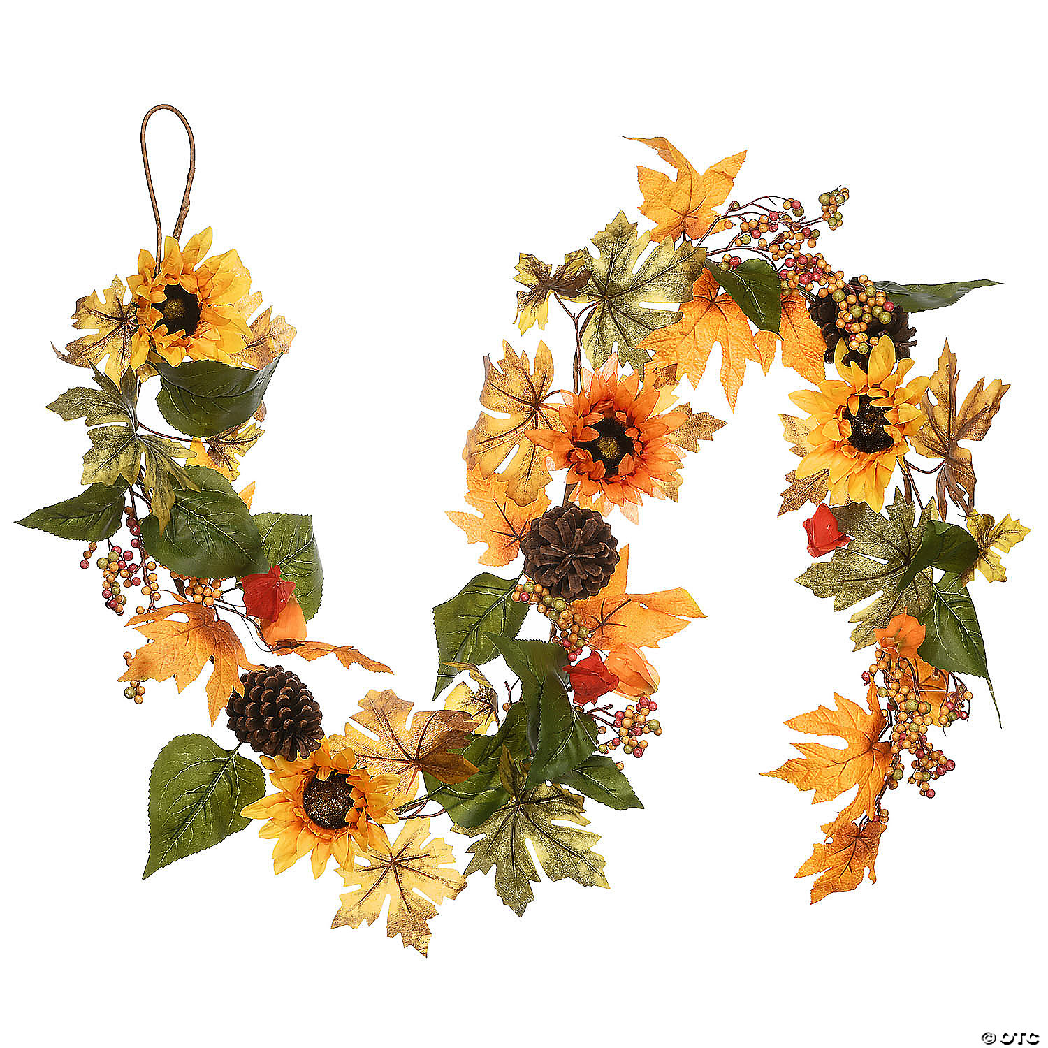 National Tree Company 9 Foot Autumn Harvest Garland