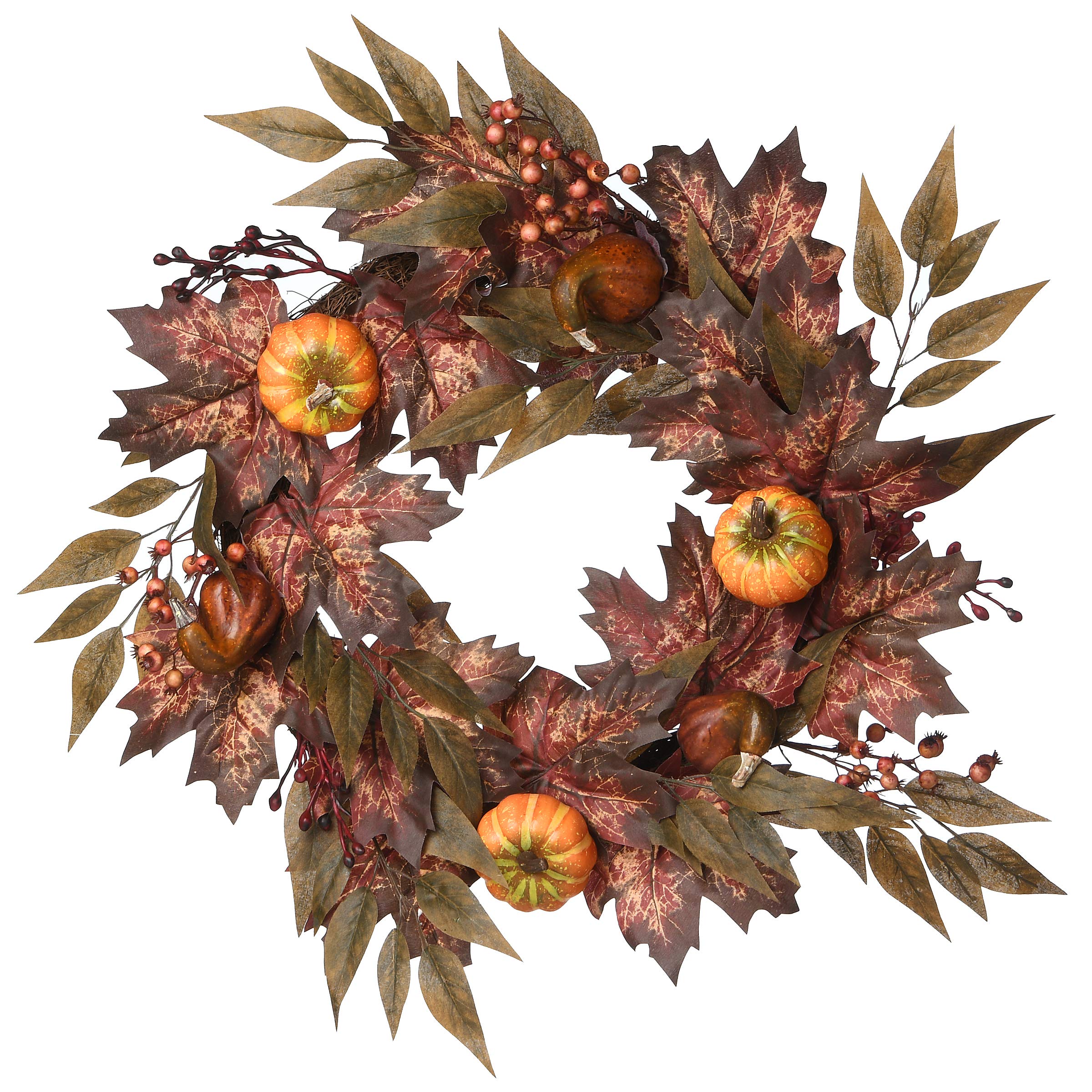 National Tree Company 24 Inch Autumn Harvest Wreath
