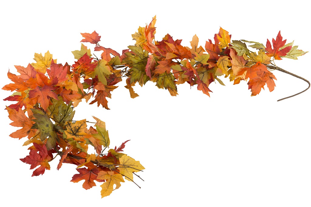 Qunclay Fall Maple Garland