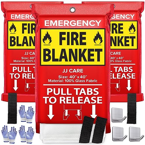 JJ CARE Large Fire Blanket, 47 inch