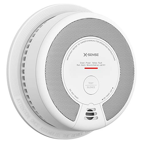 X-Sense Smoke Detector, 10-Year Battery, 6-Pack
