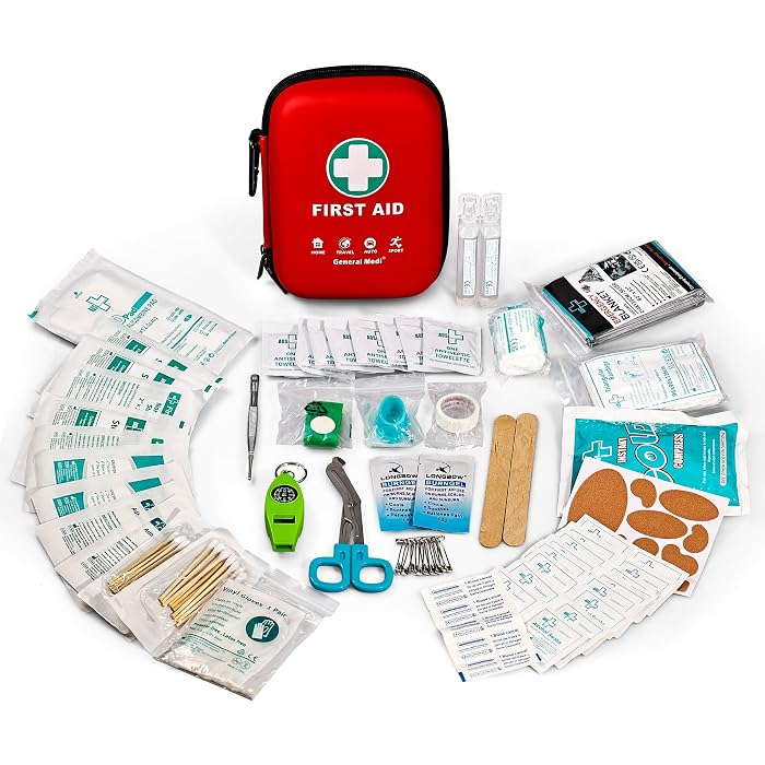 General Medi 180-Piece Home First Aid Kit