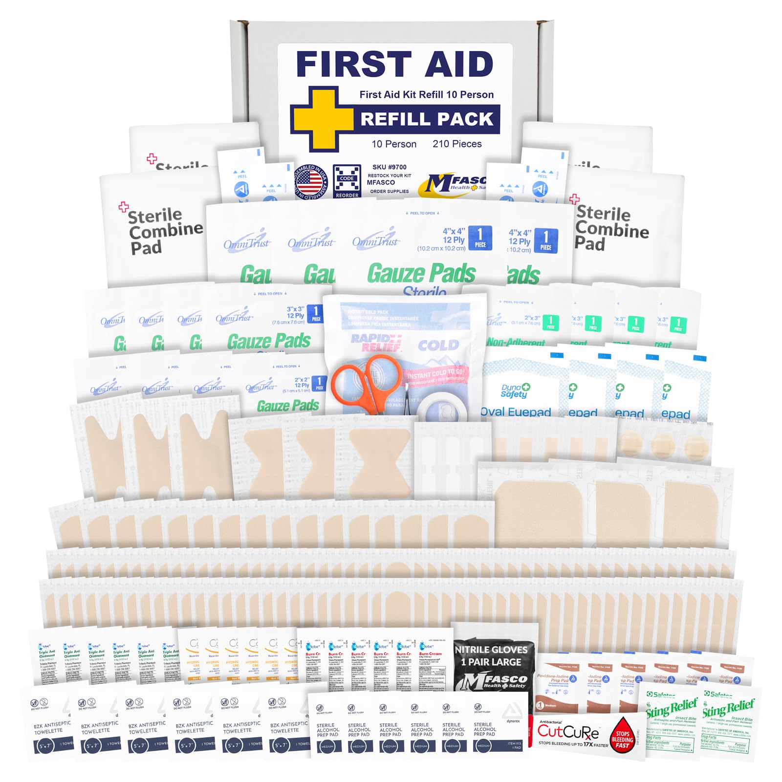 MFASCO First Aid Cabinet Refill Pack