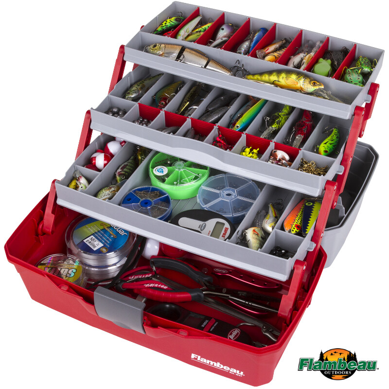 Flambeau Outdoors Classic 3-Tray Tackle Box