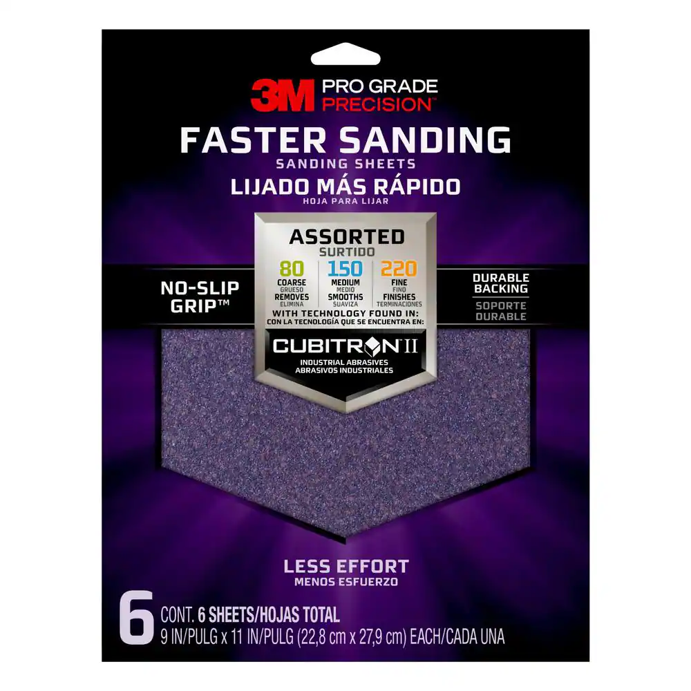3M Pro Grade Sandpaper Assortment