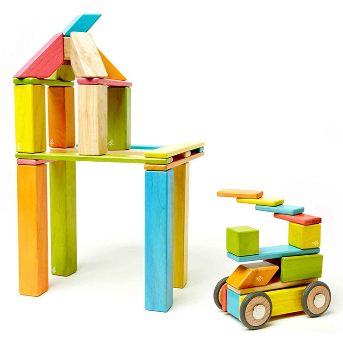 Tegu 42-Piece Magnetic Wooden Block Set