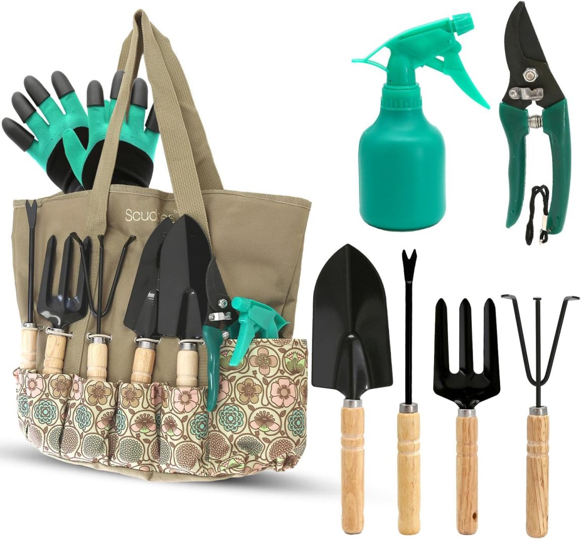 Scuddles 8-Piece Garden Tool Set
