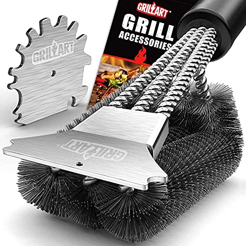 GRILLART Grill Brush & Scraper
