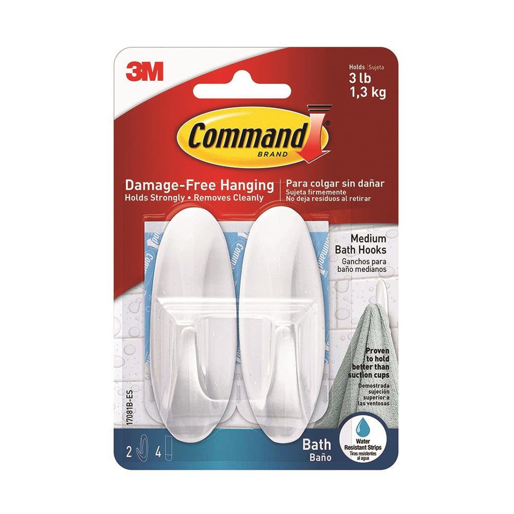 3M Command Bath Hooks