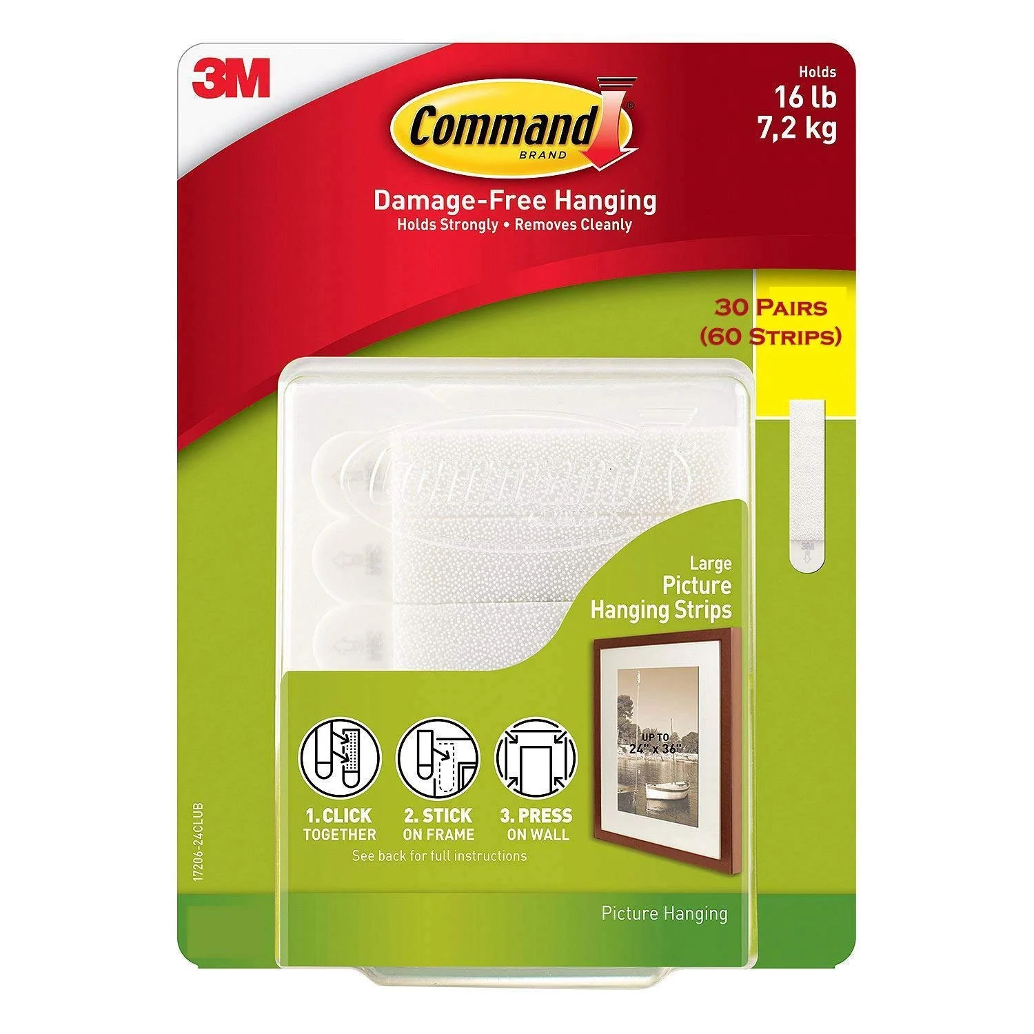 3M Command Large Picture Hanging Strips