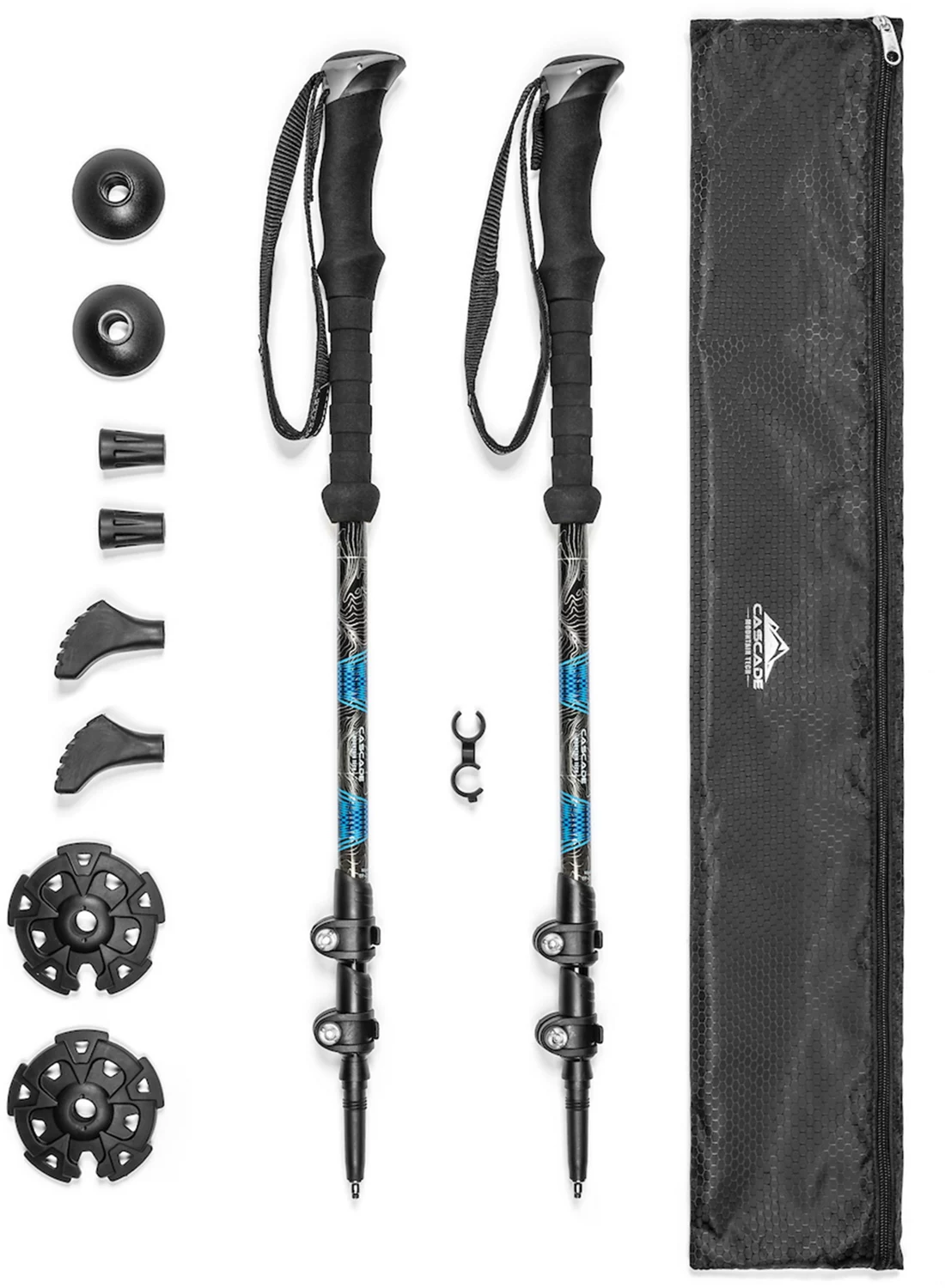 Cascade Mountain Tech Carbon Fiber Trekking Poles