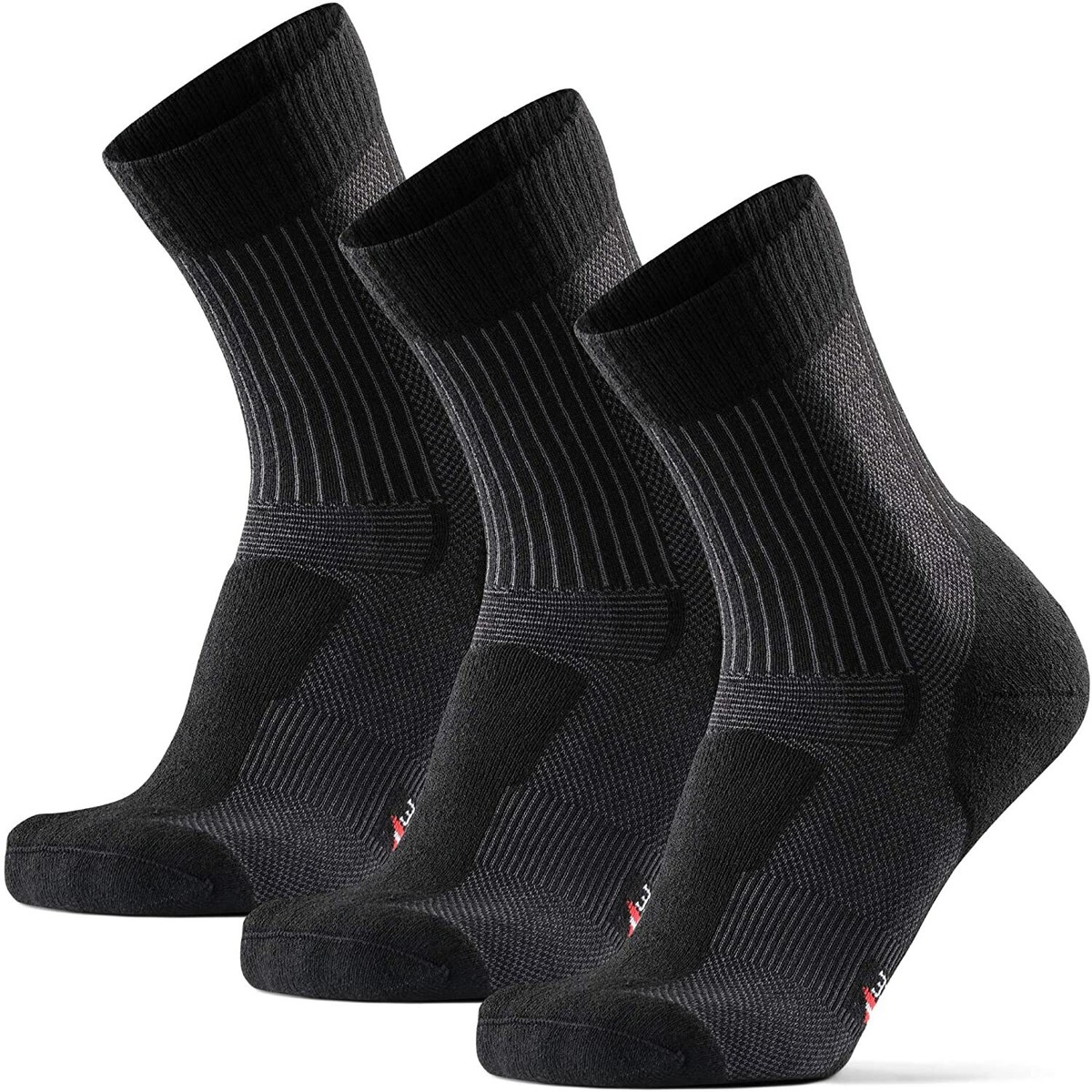 DANISH ENDURANCE Merino Wool Hiking Socks, 3-Pack